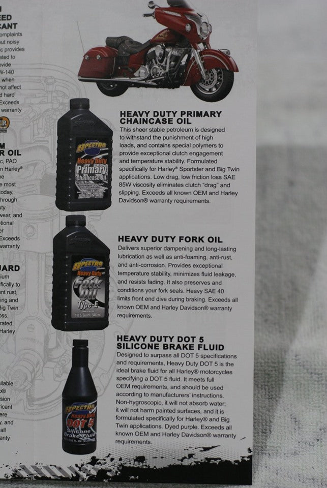 Spectro Heavy Duty Type-Heavy fork oil ( 40 wt ) – Barnes Performance Cycles