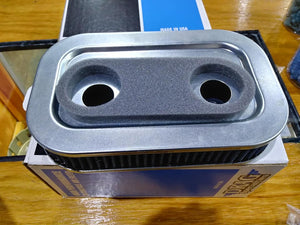Air filter; high flow washable OEM air box: '88-'06 XL