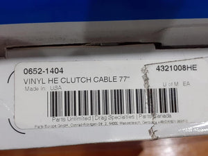 Clutch cable; clearance inventory: Limited supply: