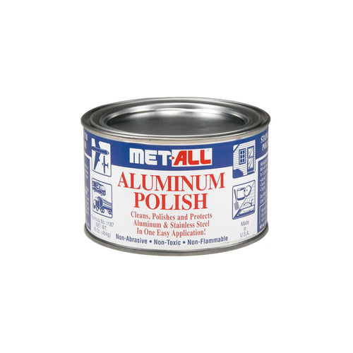 Met-All Aluminum and stainless steel Polish; Step 1: