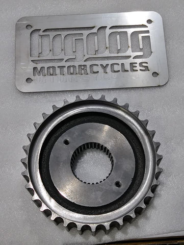 Big Dog, performance 32 Tooth Front Drive Pulley w/ shorter belt kit: '05-up models ('04-up Bulldog); Quicker acceleration: