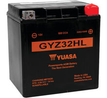 Load image into Gallery viewer, High Performance Premium YUASA; GYZ32HL 500cca sealed AGM Battery: &#39;97-&#39;21 FLH, FLT: