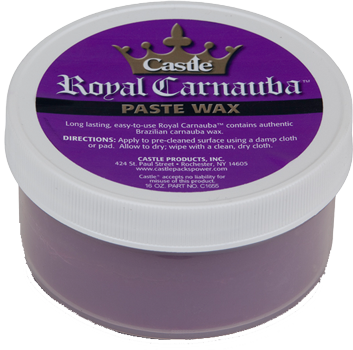 Castle® Royal Carnauba™ paste wax; 16oz